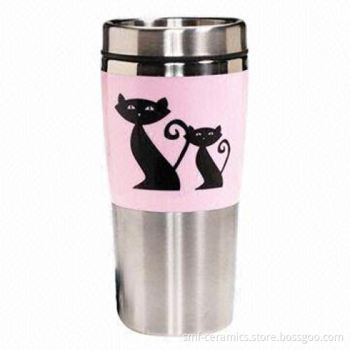 Stainless Steel Travel Mug with 16oz Capacity
